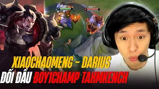 VĂN TÙNG CĂNG THẲNG CỰC ĐỘ KHI XIAOCHAOMENG DARIUS ĐỐI ĐẦU BOY1CHAMP TAHM KENCH