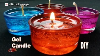 DIY How to make Gel Candles | JK Arts 1089