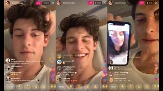 Shawn Mendes Instagram Live with Camila Cabello 6/20/19