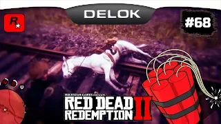 Кинул в свою лошадь динамит!!! ¤ Прохождение Red Dead Redemption 2 #68