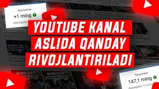 ⚡YouTube kanalni RIVOJLANTIRISH - YouTubeda o'sish📈