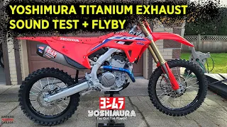 YOSHIMURA TITANIUM EXHAUST SOUND CHECK (CRF250R)