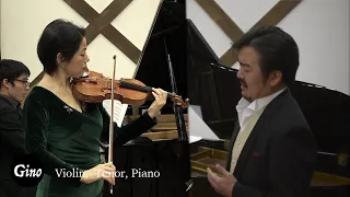 Le Nil: Xavier Leroux / D’Armand Renaud　ルルー作曲「ナイル川」|| Gino Tenor & Violin & Piano（歌 又吉秀樹ほか）