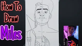 How To Draw Miles and Miles Prowler | Spider-Man: Across the Spider-Verse #drawing #milesmorales