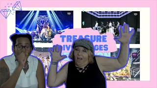 Mom and Daughter react to TREASURE live stages PT  1