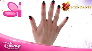 Disney Descendants | Evie Nail Art Tutorial | Official Disney Channel US HD