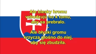 Hymn Słowacji - Anthem of Slovakia (SK/PL tekst)