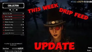 This Week's Drip Feed Or Update  an more  RDR2 ONLINE - RED DEAD ONLINE