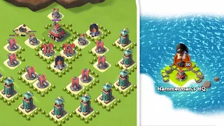 How to defeat Hammerman HQ Level 50 in Boom Beach!