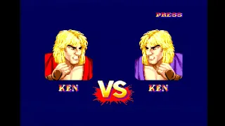 Sega Genesis Longplay - Street Fighter II Special Champion Edition MSU1 + Lord Hiryu Hack (Ken)