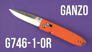 Распаковка Ganzo G746-1 Orange