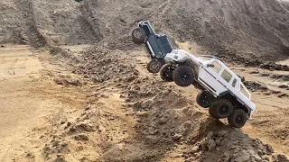 TRX-6 Mercedes-Benz G 63 AMG 6x6 TRX-4 G500 Offroad Fun Racing Bashing Jumping RC Cars