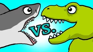 Team SHARK VS. Team DINO "SHARKY in Dinosaurios DOMAIN" #45 (+BEST OF!!)