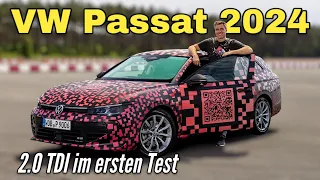 VW Passat 2024: Erster Test der neuen Kombi-Generation! DCC Pro | neues Cockpit | 2.0 TDI | Diesel