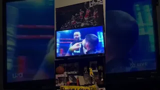 Kevin Owens rips a fans sign. Lol.