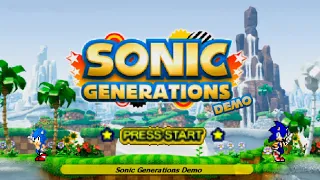 Sonic Generation 2D (Demo 2) - Walkthrough - Fan Game