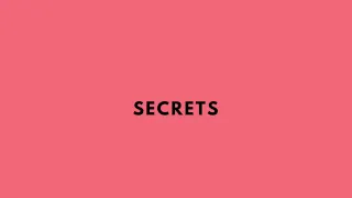 R&B Bedroom Instrumental *SOLD* - "Secrets"