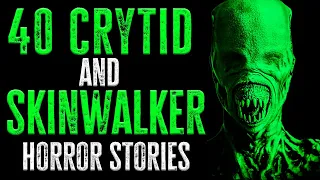 40 CREEPY Cryptid & Skinwalker Horror Stories | Scary Stories to Fall Asleep To | Wendigo