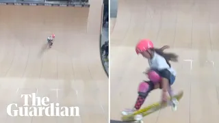 Arisa Trew lands 720: Australian teen makes skateboarding history as first female to land rare trick