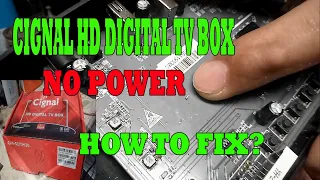 CIGNAL HD DIGITAL TV BOX (NO POWER)