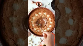 Giant Reeses 🍫 Cookie Cake with mini white chocolate Reeses