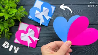3D Открытка Сердце Поделки из бумаги Идеи подарков на День влюблённых