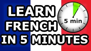 Learn French In 5 Minutes - Basic Conversation Phrases And Words