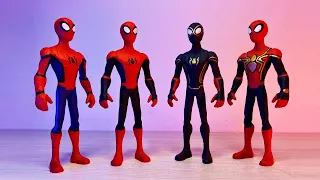 SPIDER-MAN / Haciendo Figuras Coleccionables de Spider-Man (Mis 4 Trajes Favoritos)