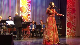 Наталья Николаева поёт песню «Гармони России»