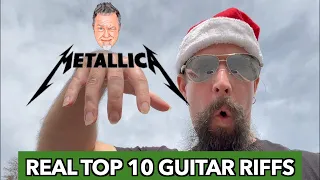 The REAL TOP 10 GUITAR RIFFS | Metallica, Led Zeppelin, Black Sabbath