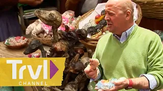 Gobbling Pig's Feet in Bolivian Witches' Market | Bizarre Foods With Andrew Zimmern | Travel Channel