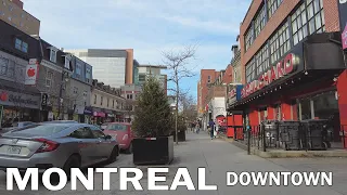 Relaxing Walk in Montreal from Atwater to Concordia - Spring 2022