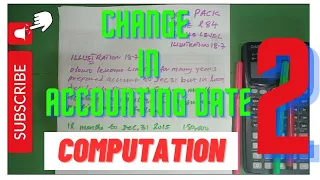 CHANGE IN ACCOUNTING DATE (PRACTICAL EXAMPLE)