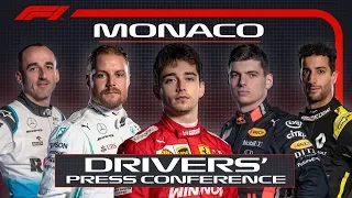 2019 Monaco Grand Prix: Pre-Race Press Conference