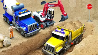 Mega RC Trucks RC Heavy Haulage RC Car Transport RC Traktor Volvo Lesu BL71 RC Wheel Loader Dozer!!