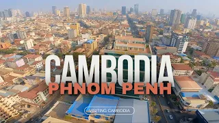 [4K] Latest Development of Phnom Penh Cambodia 2024 with Skyscraper & Skyline #phnompenh2024 #kh #4k