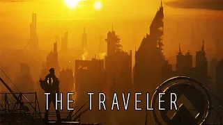 Atmospheric Cyberpunk Synthwave - The Traveler // Royalty Free No Copyright Background Music