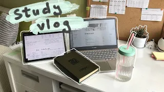 study vlog летний семестр, раписание и новые привычки // study with me