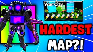 Can We Beat The Hardest Map And Get Tri-Titan?! (Toilet Verse Tower Defense)