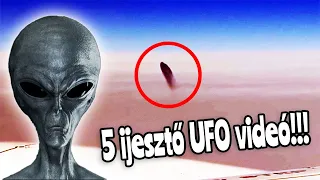 TOP 5 | IGAZI HITELES UFO FELVÉTEL AMIKET KAMERÁRA VETTEK🛸