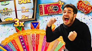 WINNING $200,000 ON CRAZY TIME!!!