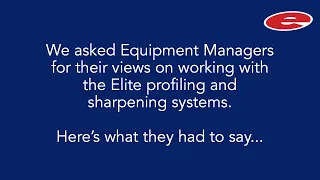 Equipment Managers talk about the Elite Blade Performance System.