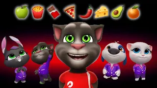 My Talking Tom Friends - EATING BY EMOJI