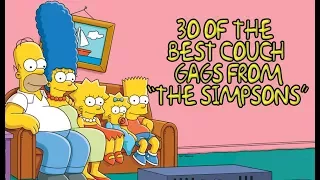 30 Of The Best Couch Gags From "The Simpsons"