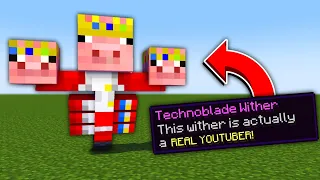 Minecraft, But Mobs are Youtubers || Minecraft Mods || Minecraft gameplay