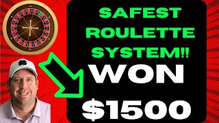 #1 SAFEST ROULETTE SYSTEM (WON $1500)#best #viralvideo #gaming #money #business #trending #xrp #wow