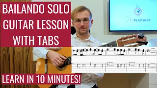 Enrique Iglesias - Bailando Guitar Solo Tutorial - Solo Lesson with Tabs