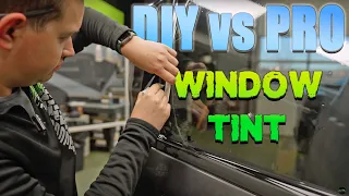 DIY VS PRO | BEGINNER vs PRO Window Tint Install