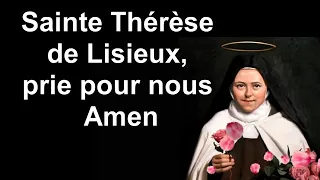 Prière à Sainte Thérèse