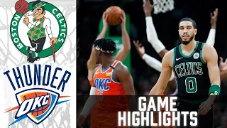 Celtics vs Thunder HIGHLIGHTS Full Game | NBA March 27